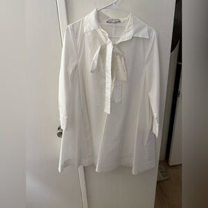 English Factory White Bow Tie Dress